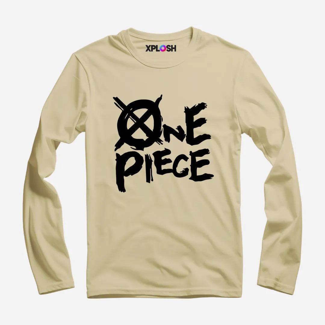 One Piece Full Sleeve T-Shirt