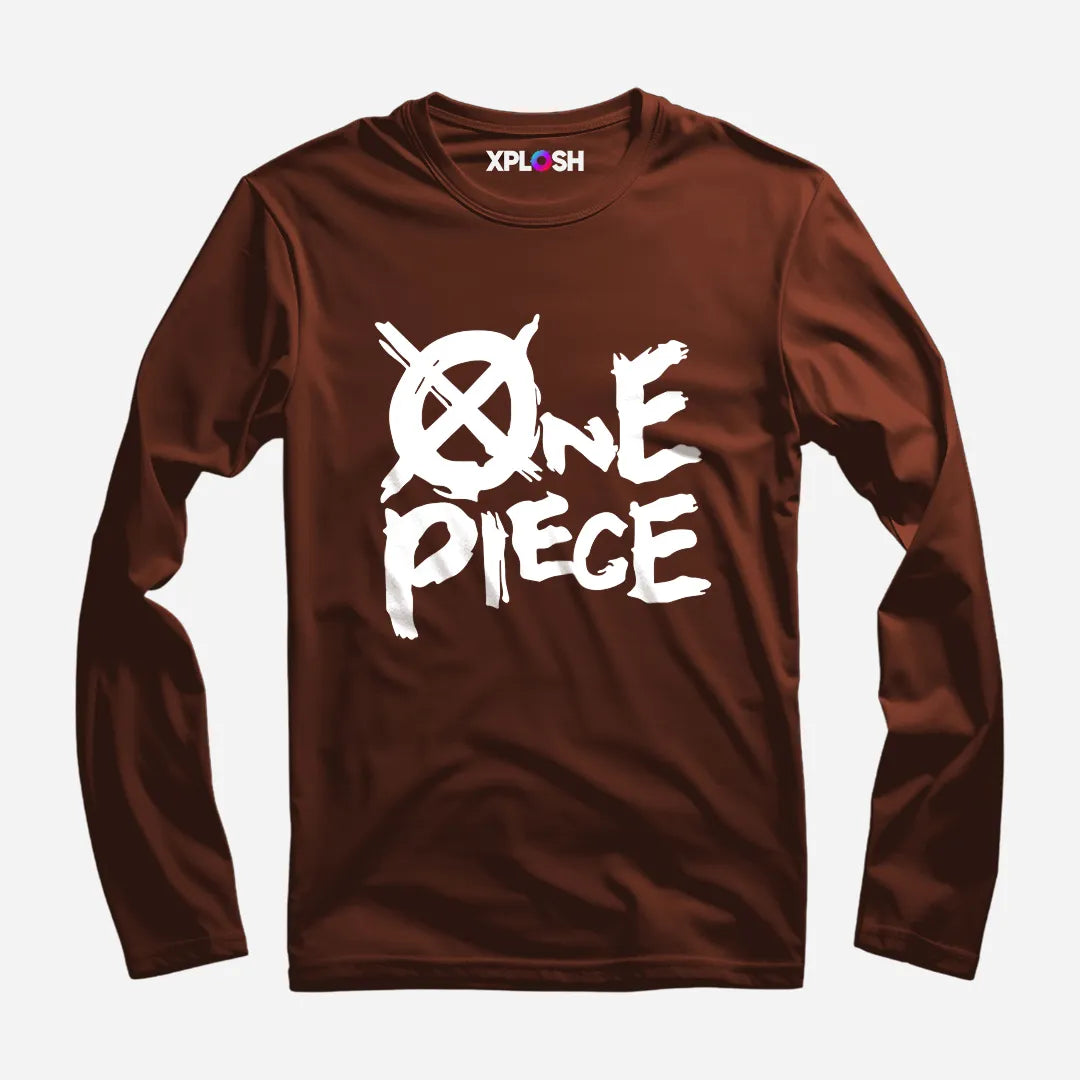 One Piece Full Sleeve T-Shirt