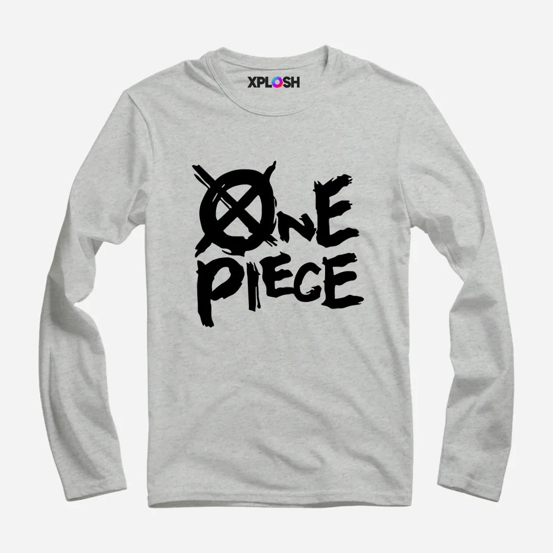 One Piece Full Sleeve T-Shirt