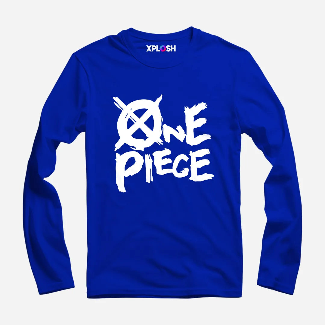 One Piece Full Sleeve T-Shirt