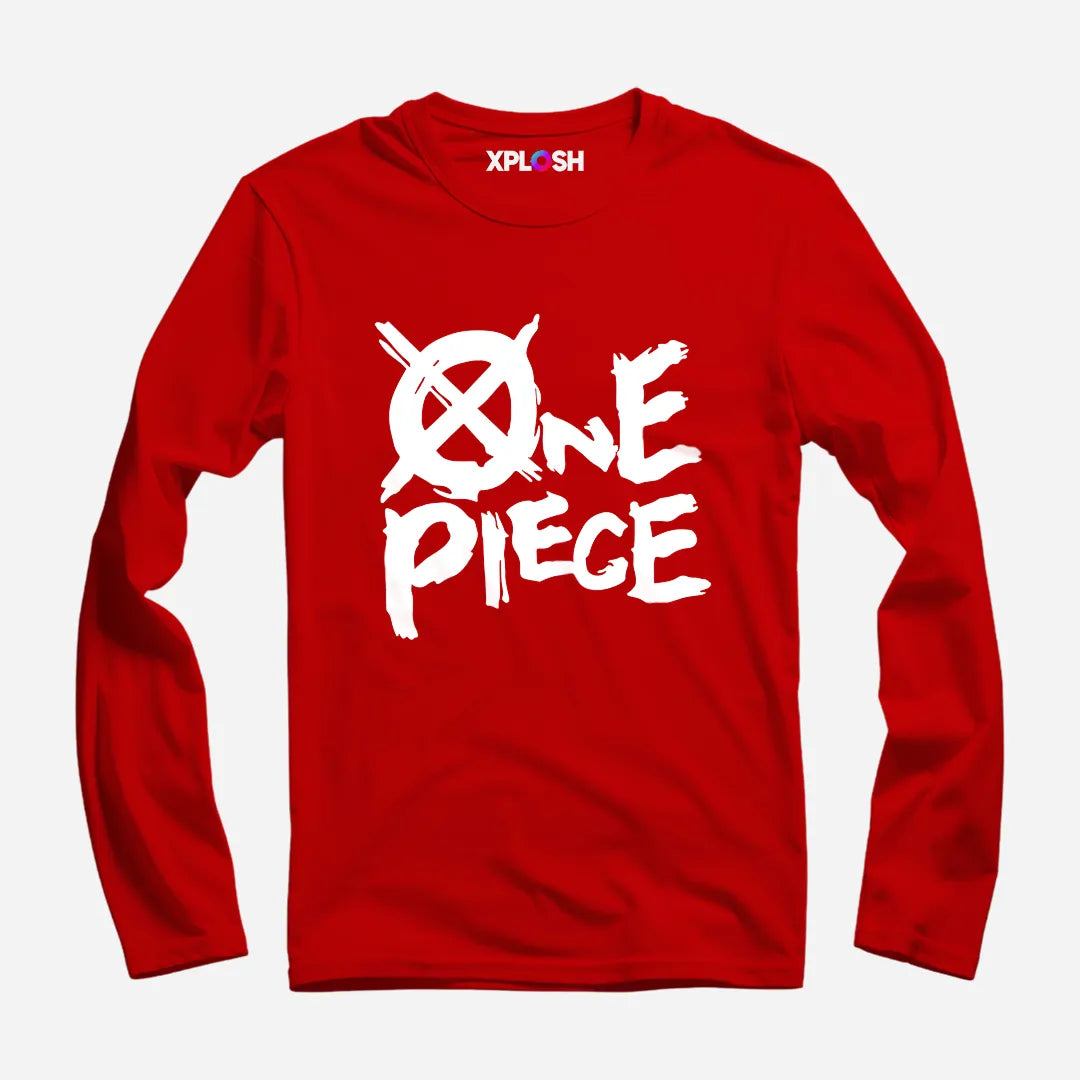 One Piece Full Sleeve T-Shirt
