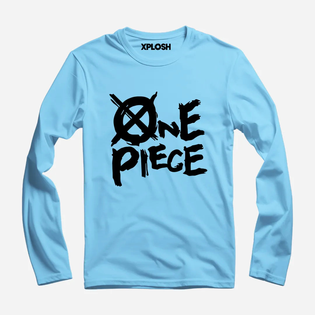 One Piece Full Sleeve T-Shirt