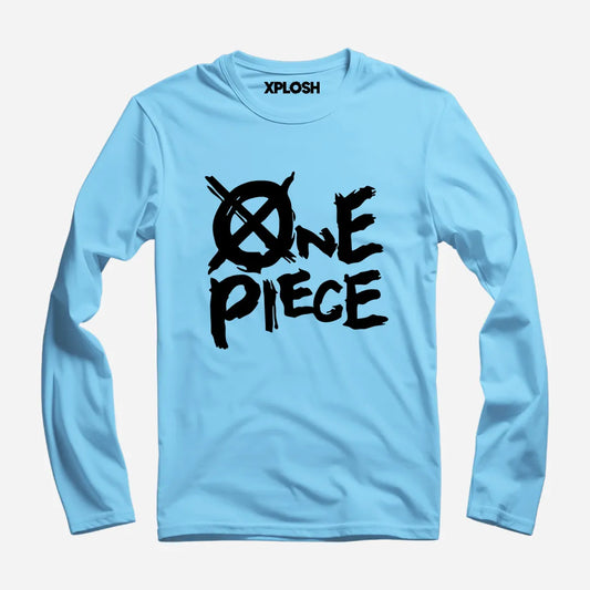 One Piece Full Sleeve T-Shirt