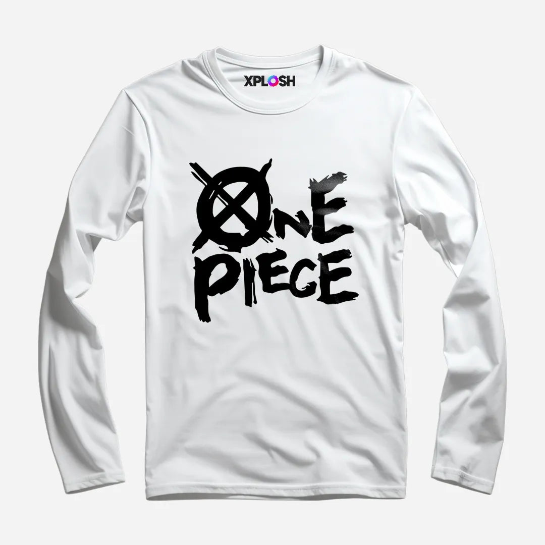 One Piece Full Sleeve T-Shirt