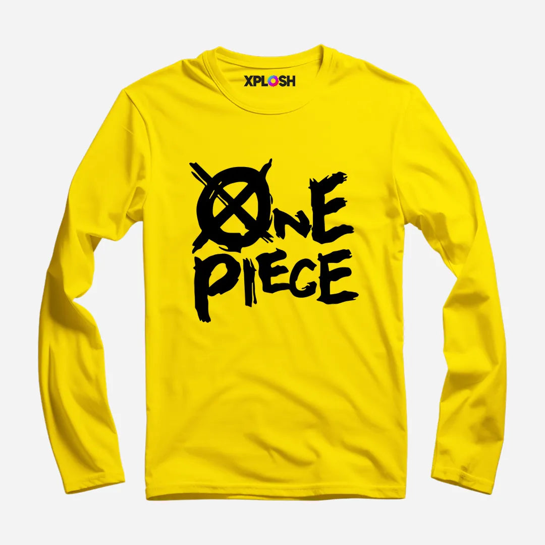 One Piece Full Sleeve T-Shirt