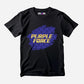 Purple Force Half Sleeve T-Shirt