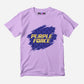 Purple Force Half Sleeve T-Shirt