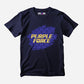 Purple Force Half Sleeve T-Shirt
