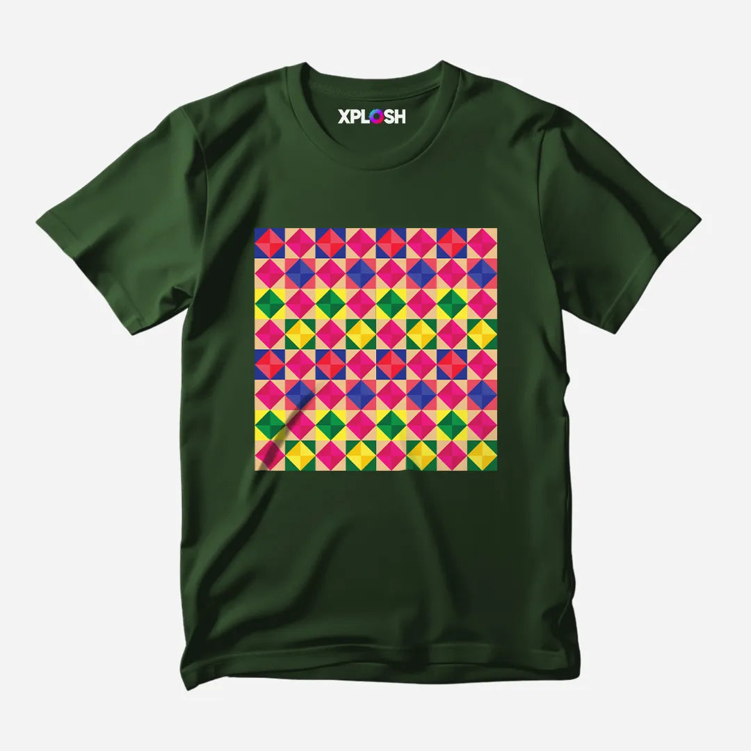 Phulkari Half Sleeve T-Shirt