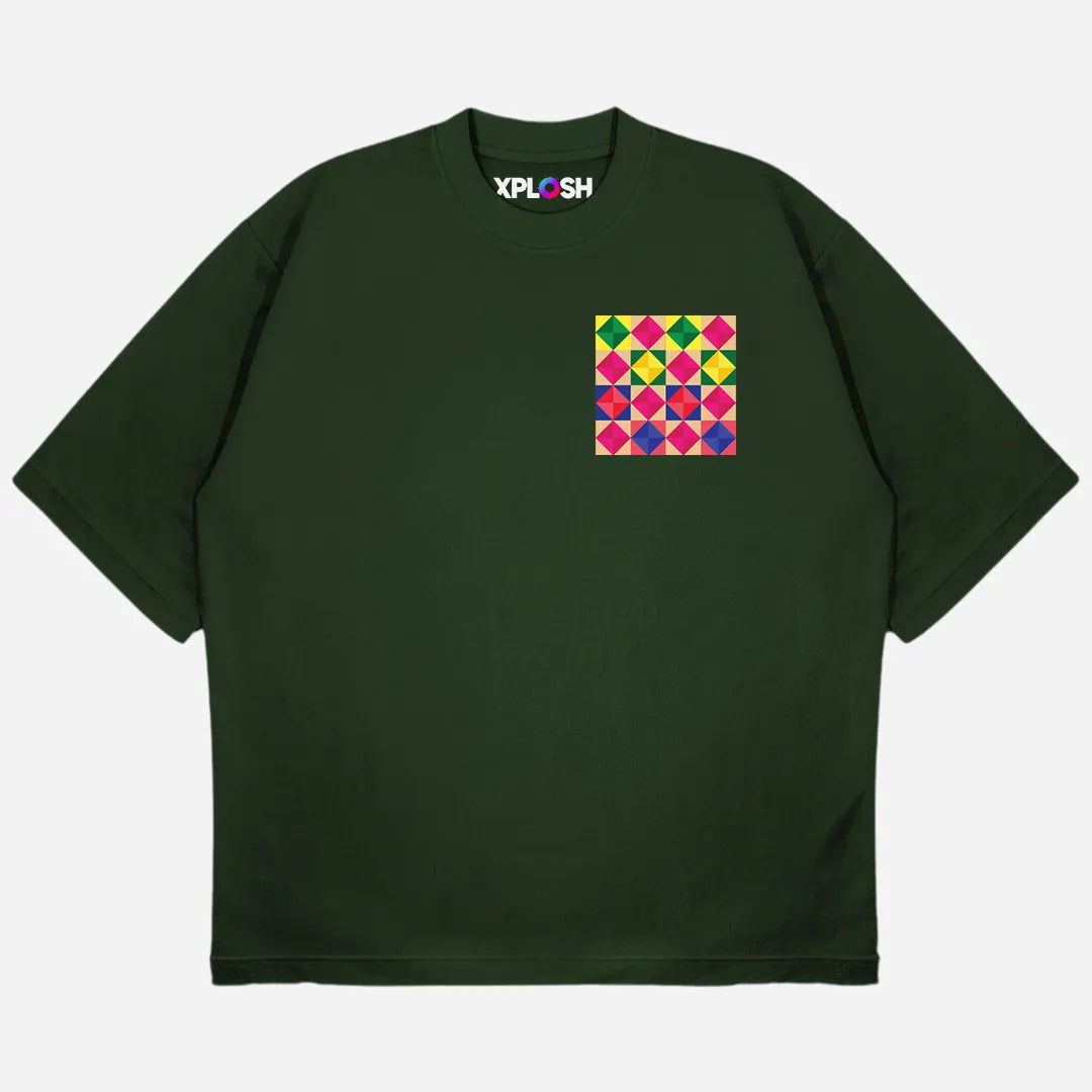Phulkari Drop Shoulder T-Shirt