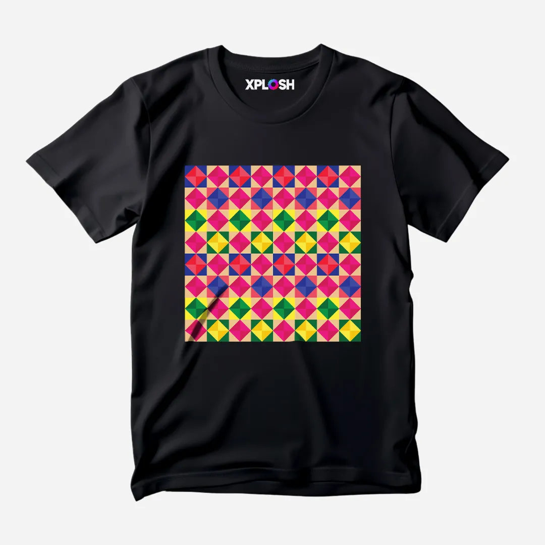 Phulkari Half Sleeve T-Shirt