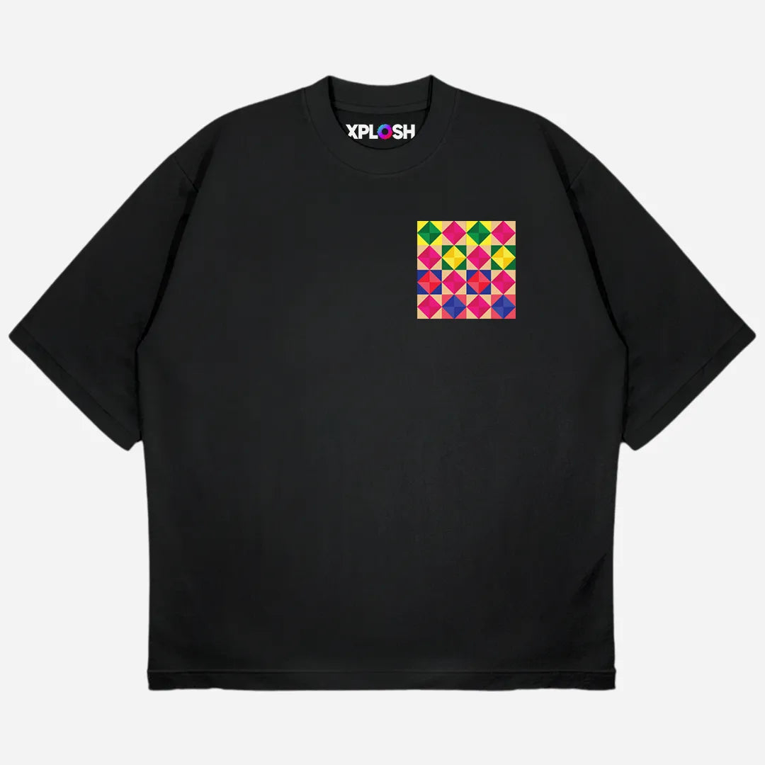 Phulkari Drop Shoulder T-Shirt