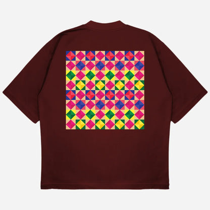 Phulkari Drop Shoulder T-Shirt