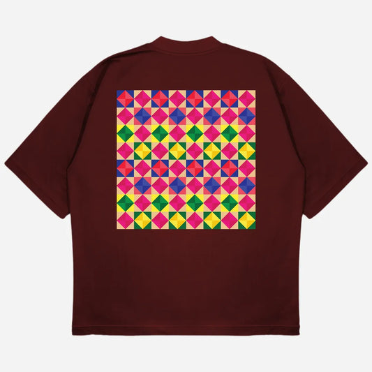 Phulkari Drop Shoulder T-Shirt