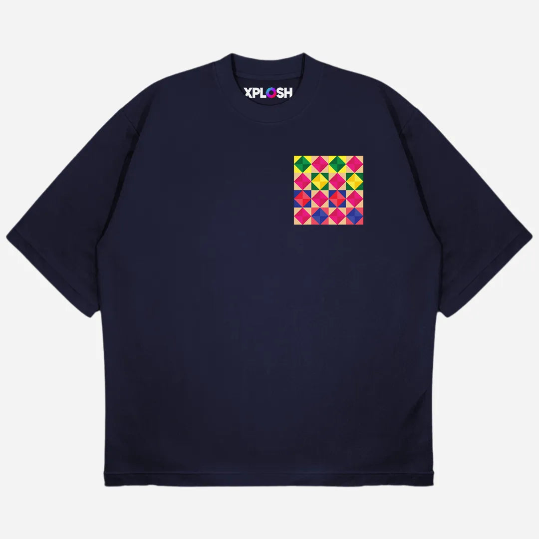 Phulkari Drop Shoulder T-Shirt