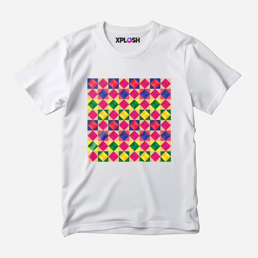 Phulkari Half Sleeve T-Shirt