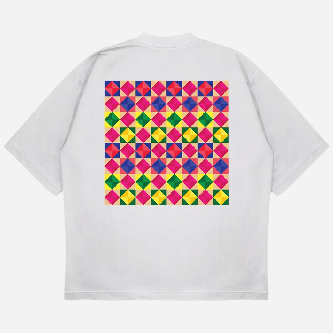 Phulkari Drop Shoulder T-Shirt