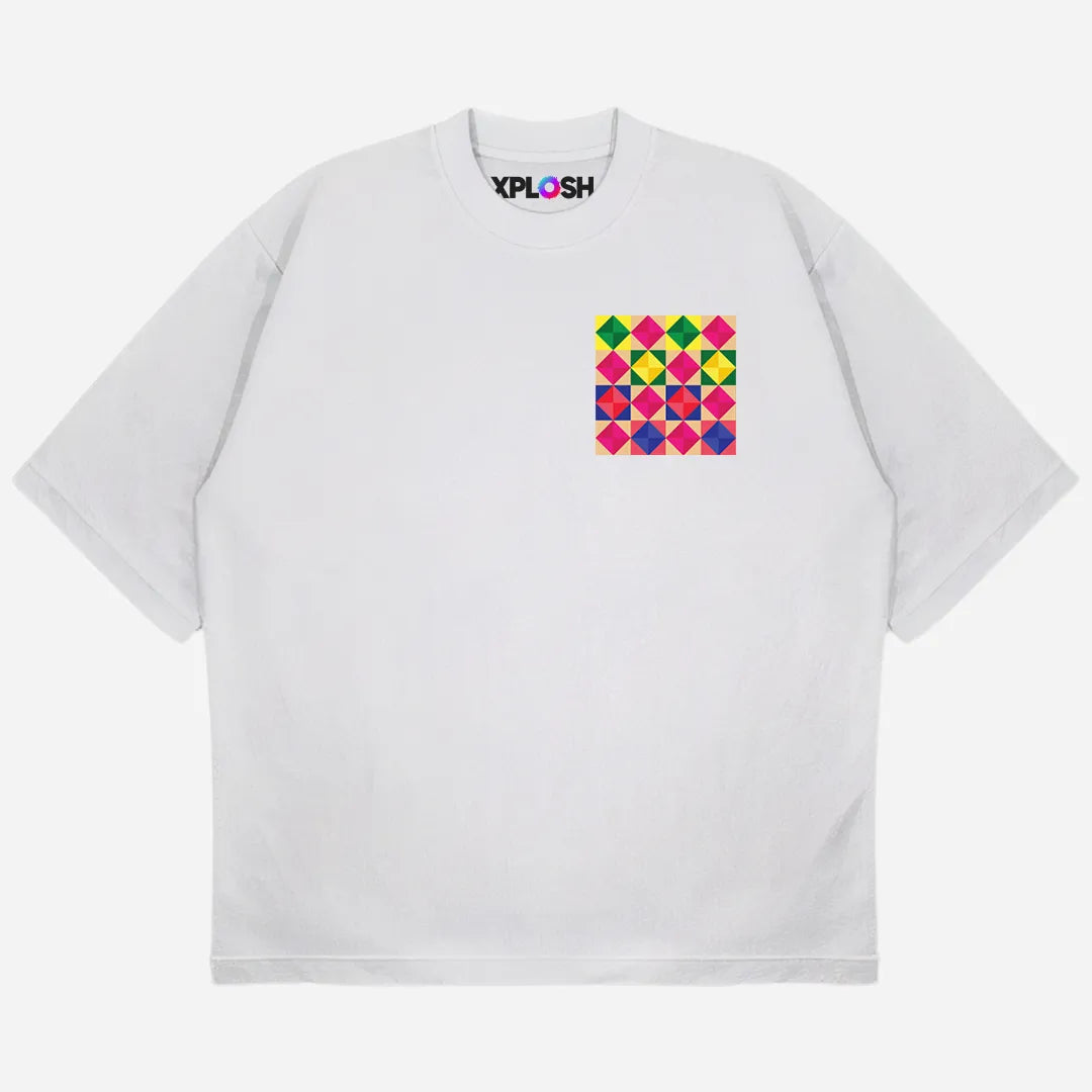 Phulkari Drop Shoulder T-Shirt