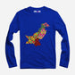 Pakistan Map Full Sleeve T-Shirt