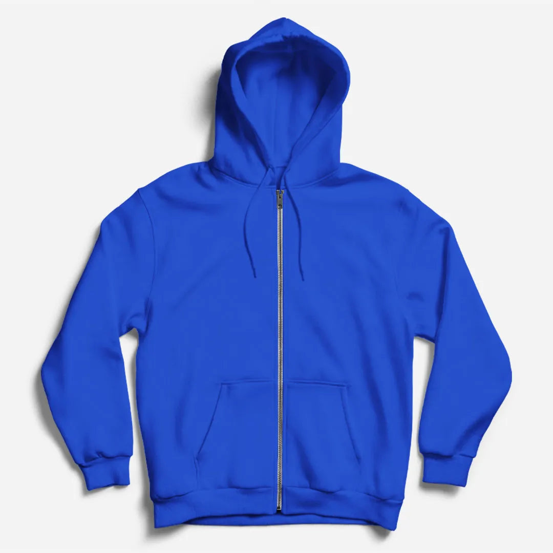 Royal Blue Zipper Hoodie