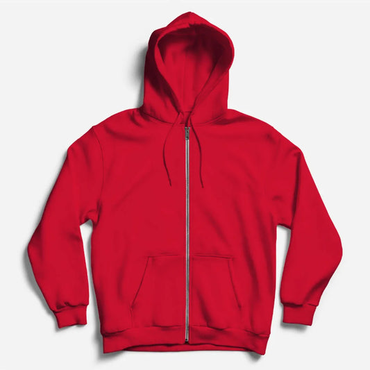 Red Zipper Hoodie