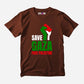Save Gaza Half Sleeve T-Shirt