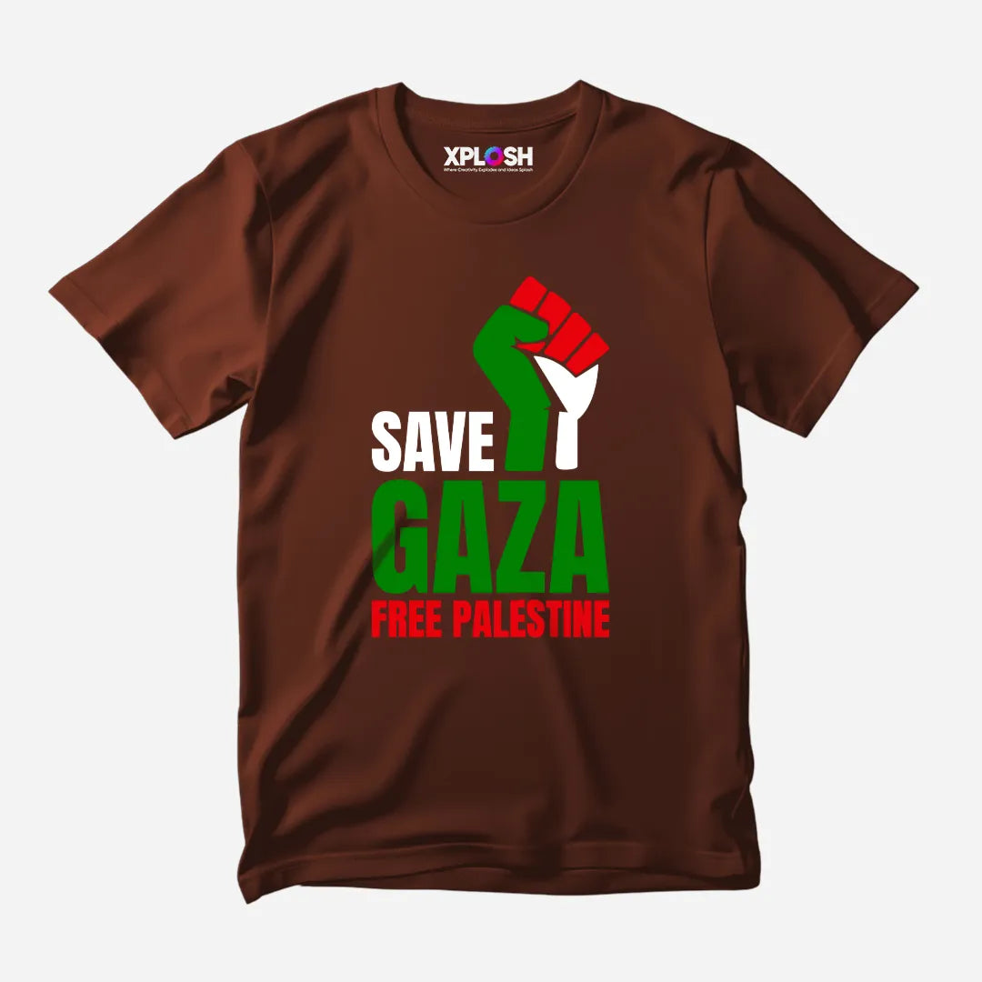 Save Gaza Half Sleeve T-Shirt