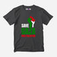 Save Gaza Half Sleeve T-Shirt