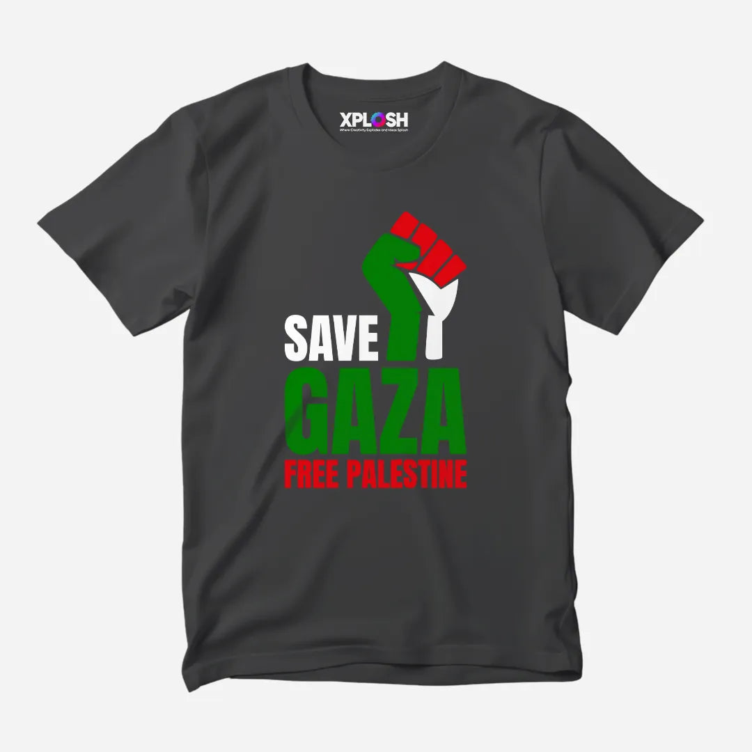 Save Gaza Half Sleeve T-Shirt
