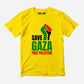 Save Gaza Half Sleeve T-Shirt