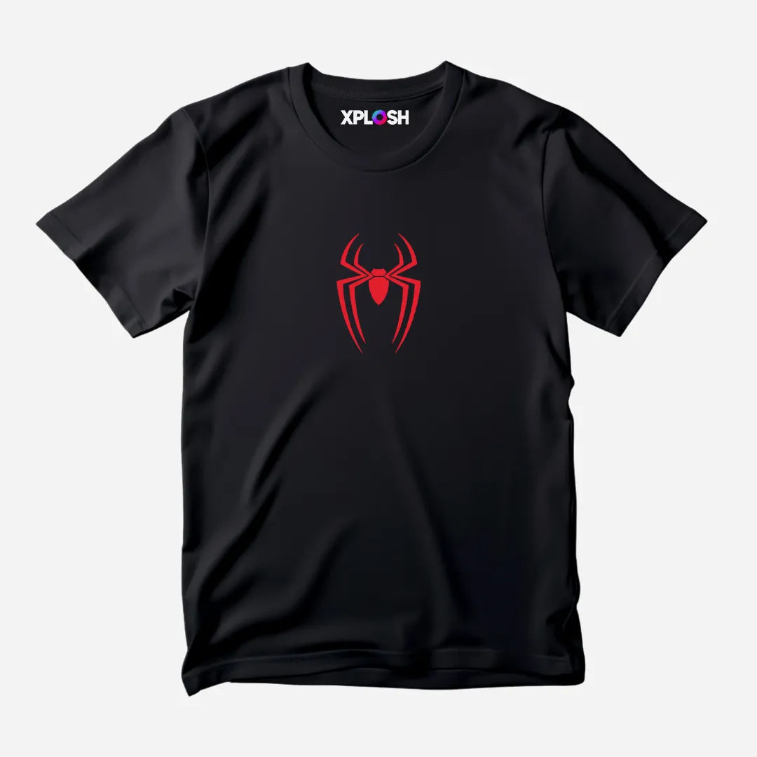Spiderman Sigil Half Sleeve T-Shirt