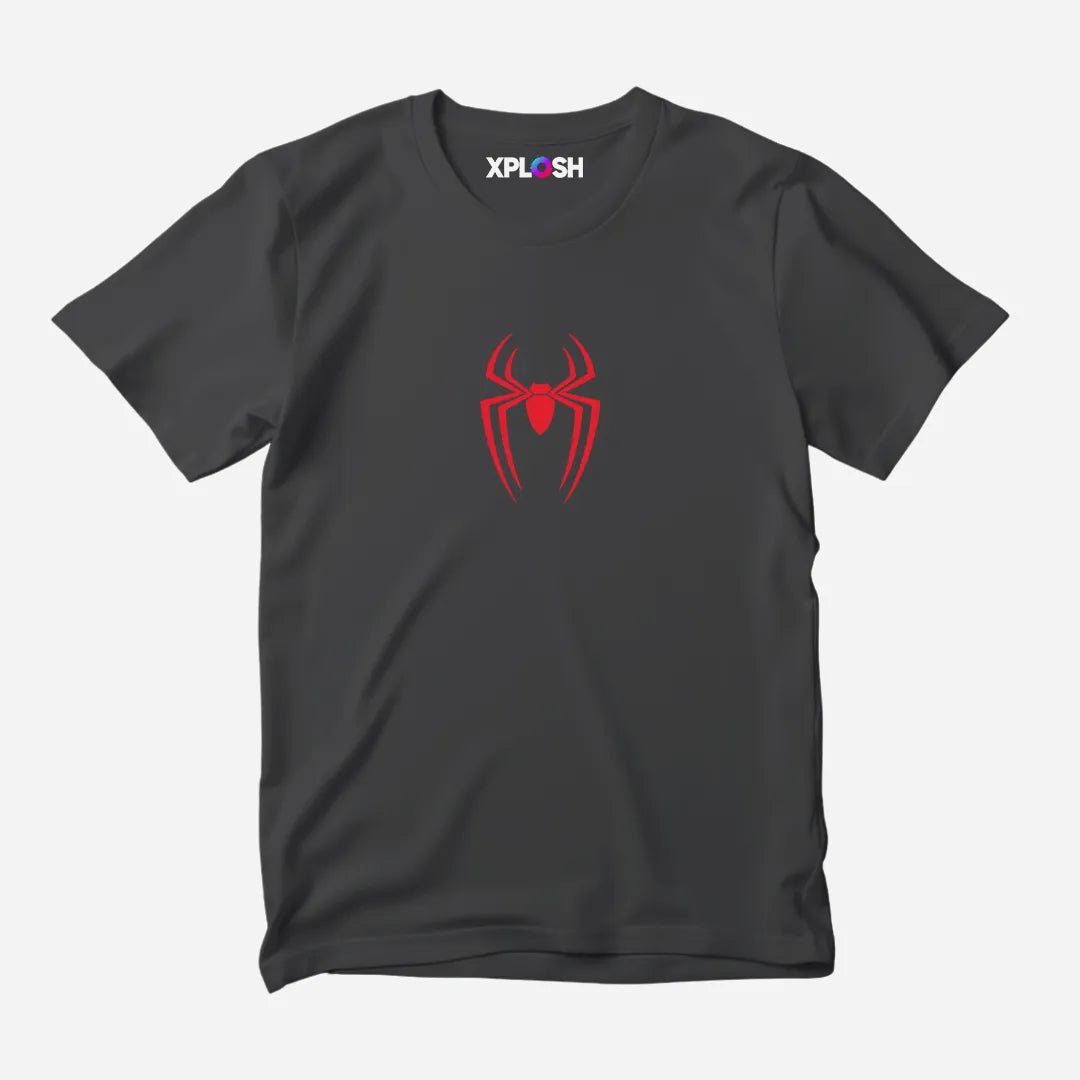 Spiderman Sigil Half Sleeve T-Shirt