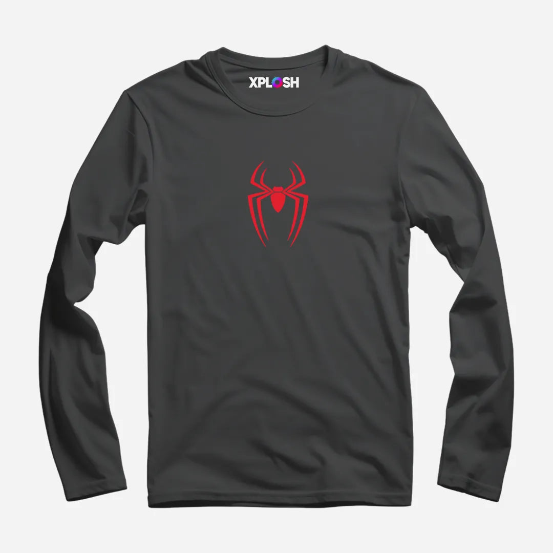 Spiderman Sigil Full Sleeve T-Shirt