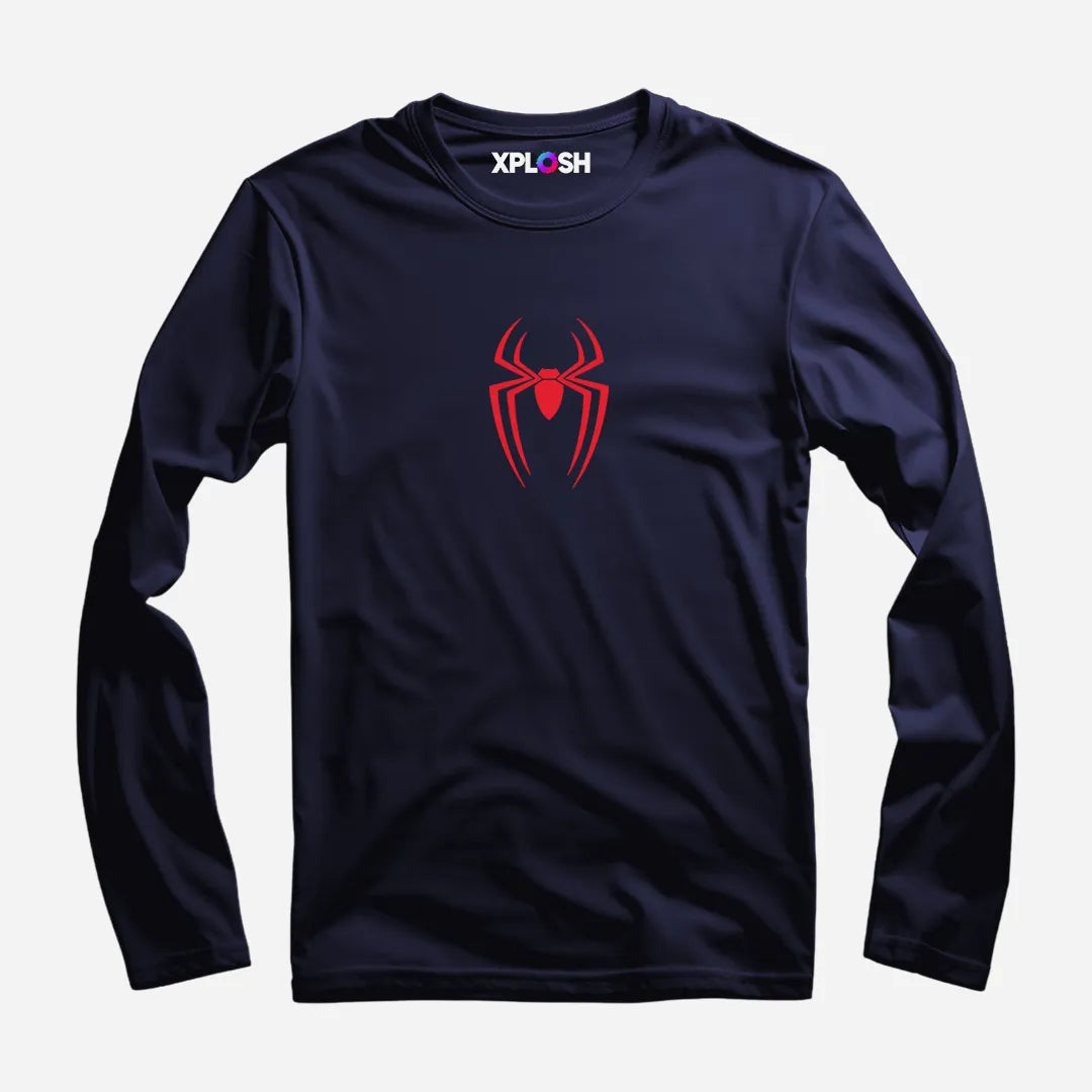 Spiderman Sigil Full Sleeve T-Shirt