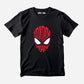 Spiderman Visage Half Sleeve T-Shirt
