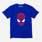 Spiderman Visage Half Sleeve T-Shirt
