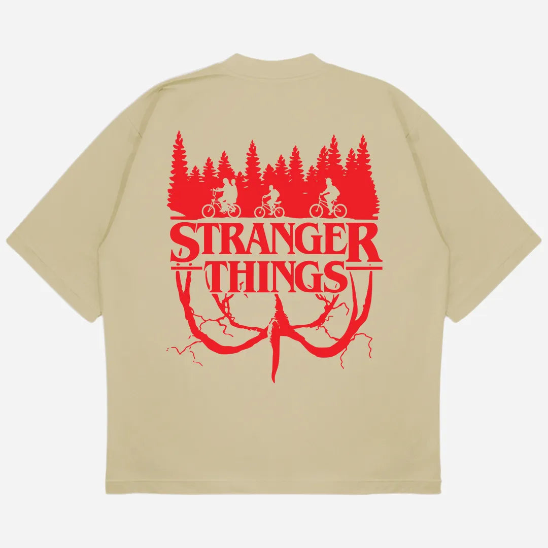 Stranger Things Drop Shoulder T-Shirt