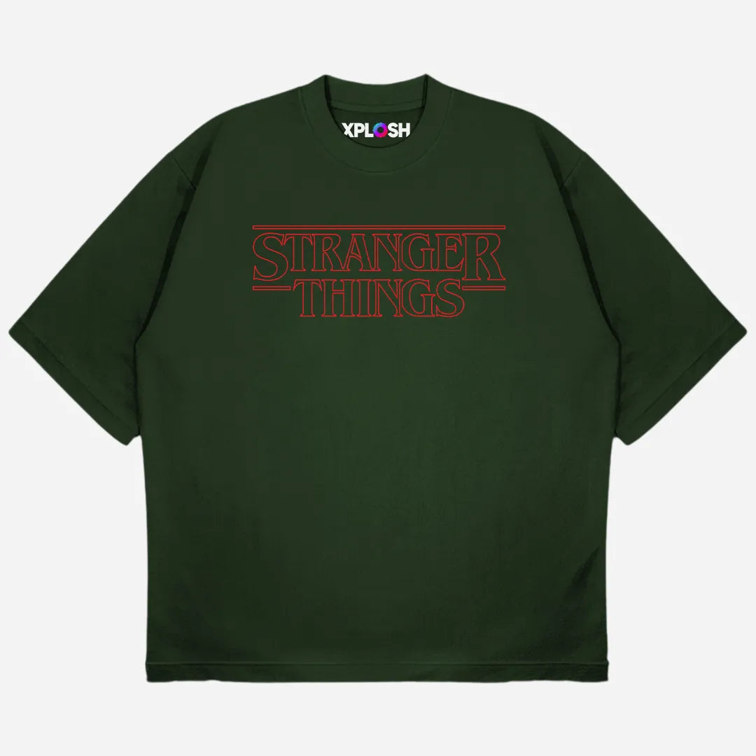 Stranger Things Drop Shoulder T-Shirt