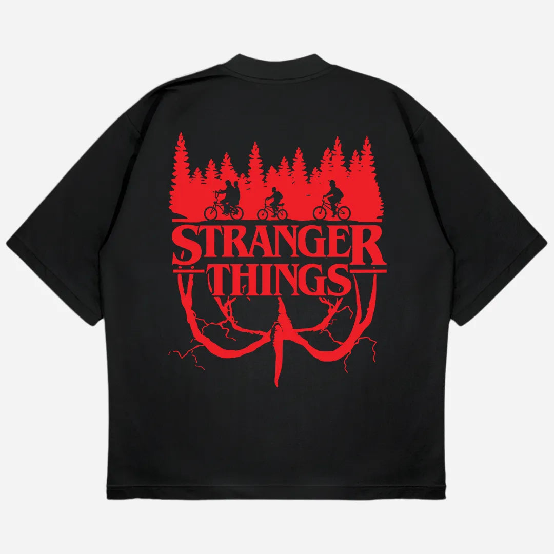 Stranger Things Drop Shoulder T-Shirt