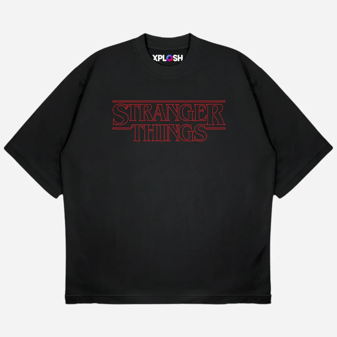 Stranger Things Drop Shoulder T-Shirt