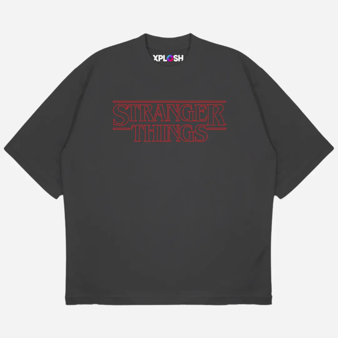Stranger Things Drop Shoulder T-Shirt