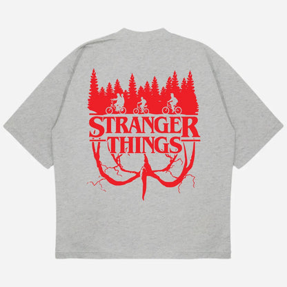 Stranger Things Drop Shoulder T-Shirt