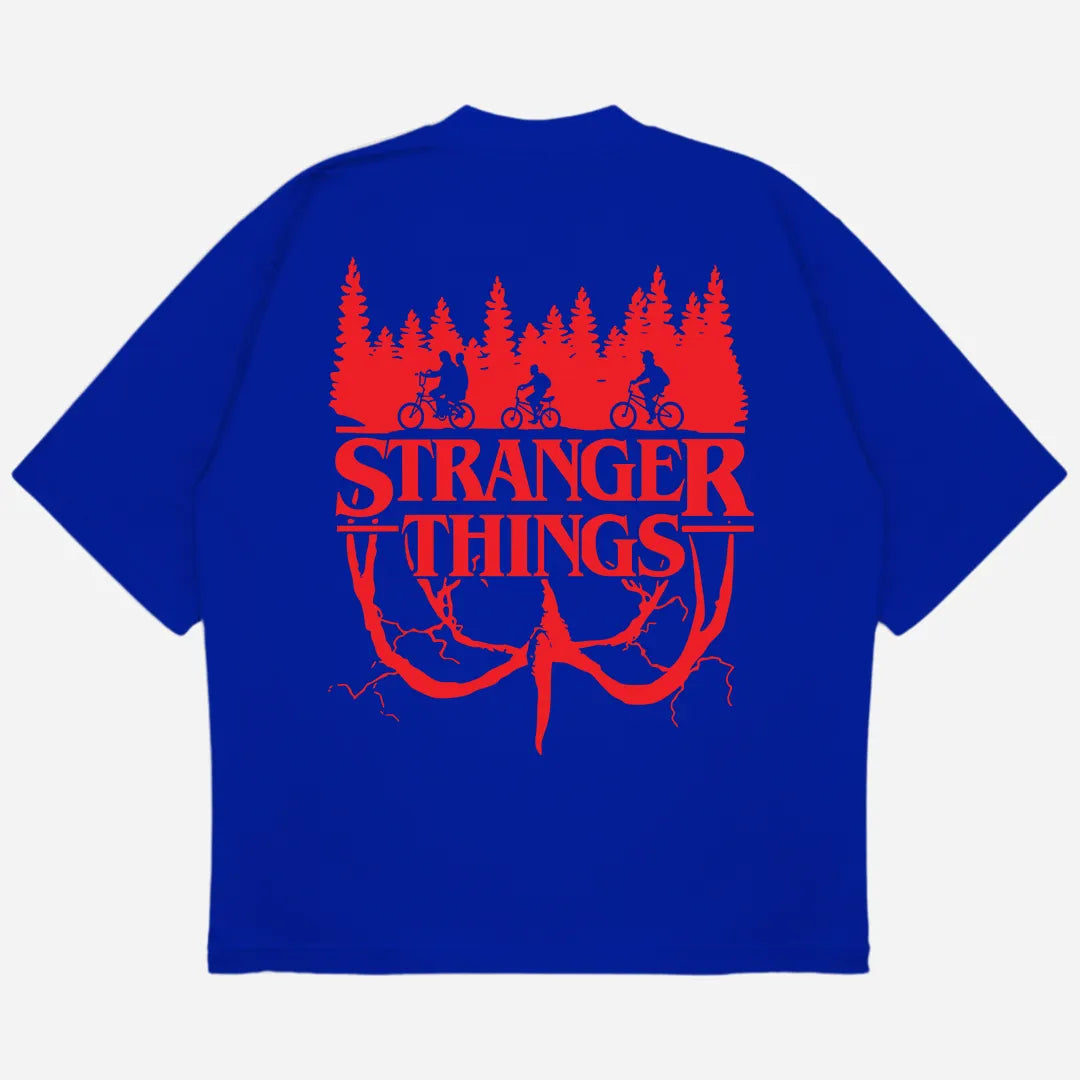 Stranger Things Drop Shoulder T-Shirt