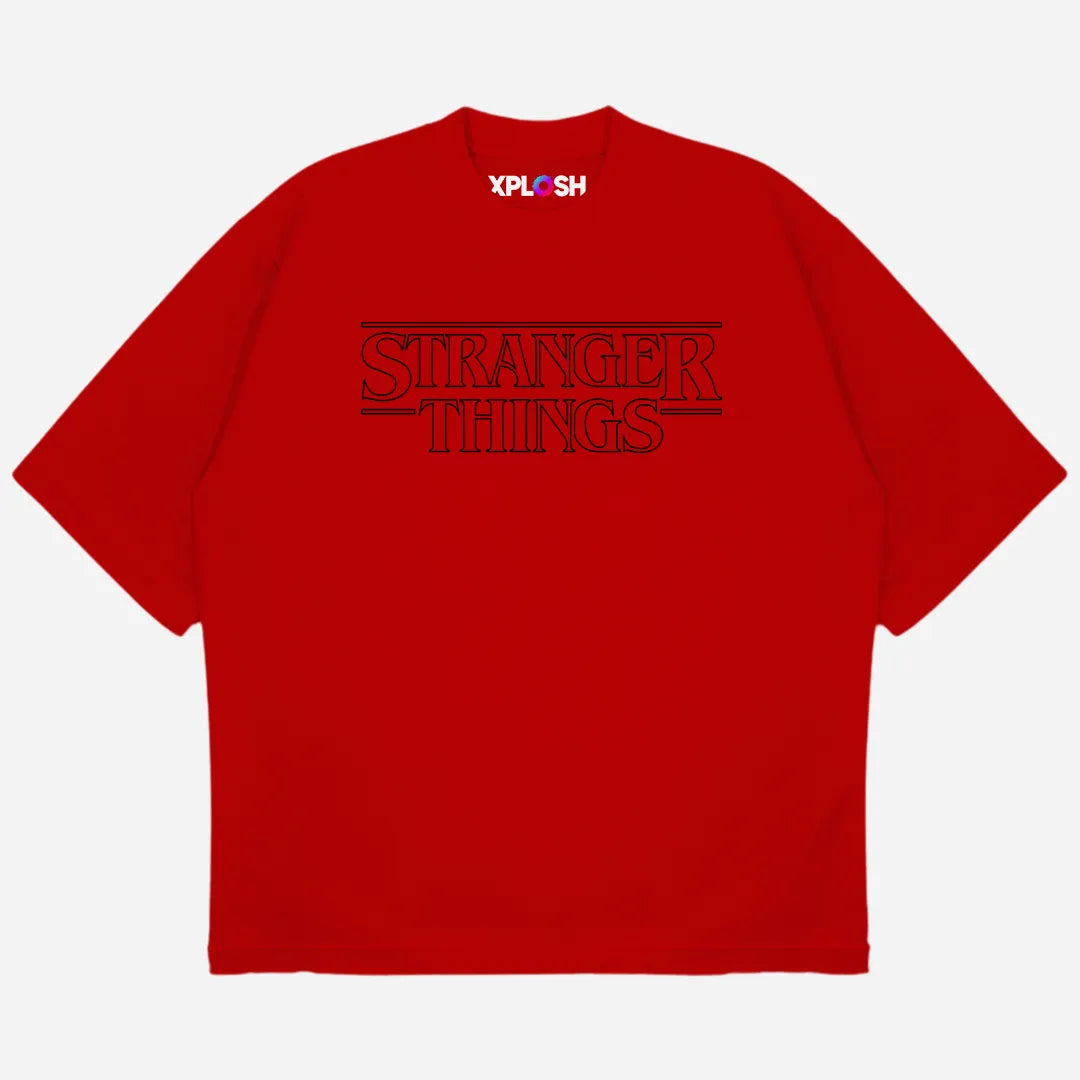Stranger Things Drop Shoulder T-Shirt