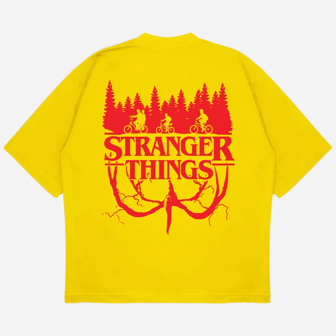 Stranger Things Drop Shoulder T-Shirt