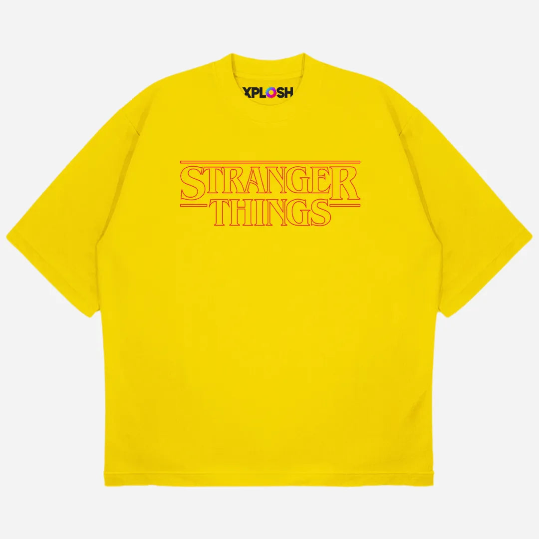 Stranger Things Drop Shoulder T-Shirt