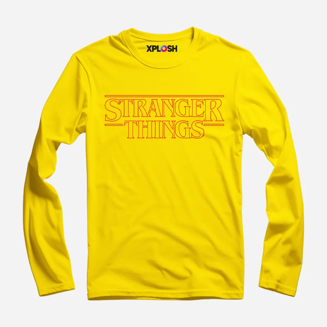 Stranger Things Full Sleeve T-Shirt
