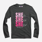 She Full Sleeve T-Shirt