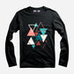 Triangles Full Sleeve T-Shirt