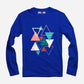 Triangles Full Sleeve T-Shirt